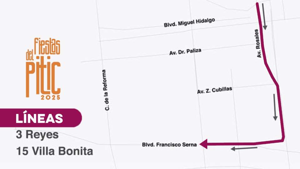 Gobierno de Sonora informa ajustes temporales en líneas de transporte urbano